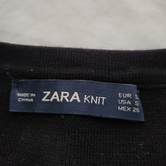 Zara knit sweater with pearls size S - Picture 8 of 9